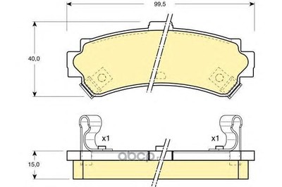 �������� ��������� �������, �������� ������ (Girling) 6131159