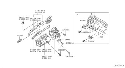   (NISSAN) 6410195F0B