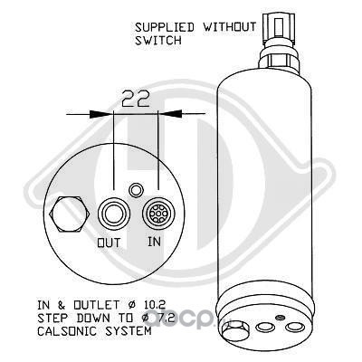 Осушитель, кондиционер (DIEDERICHS) 8601601 Осушитель, кондиционер (DIEDERICHS) 8601601