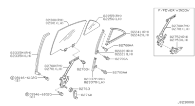 Деталь (NISSAN) 823304M502 Деталь (NISSAN) 823304M502