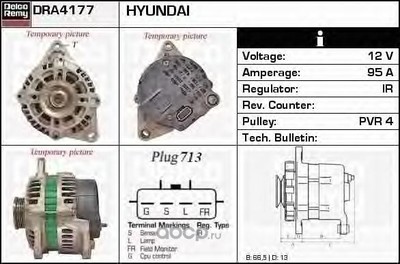 (Delco remy) DRA4177