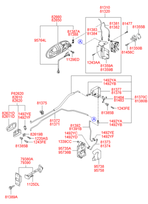 ограничитель двери (Hyundai-KIA) 7938038000 ограничитель двери (Hyundai-KIA) 7938038000