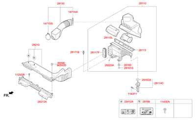    (Hyundai-KIA) 28110D4100