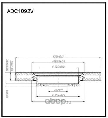 ���� ��������� �������� ������������� (ALLIED NIPPON) ADC1092V