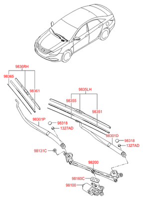   (Hyundai-KIA) 983513X100