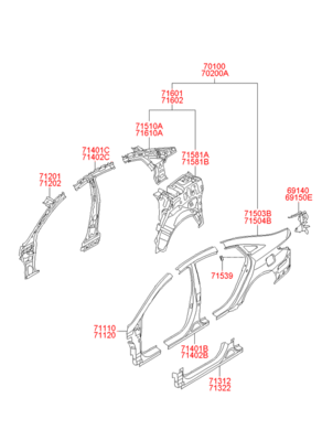   (Hyundai-KIA) 716103S000