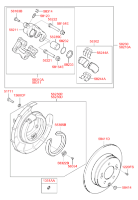   (Hyundai-KIA) 583103SA20