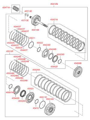    (Hyundai-KIA) 454253B001