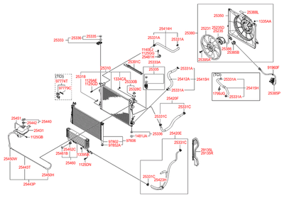 Бачок расширительный (Hyundai-KIA) 254313K000 Бачок расширительный (Hyundai-KIA) 254313K000
