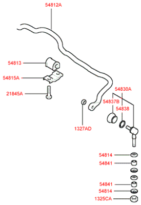 ������ ������������� ��������� (Hyundai-KIA) 5481338100
