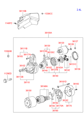    (Hyundai-KIA) 3612038040