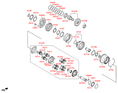 ������� ������ ���� (Hyundai-KIA) 458533B215