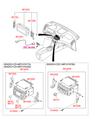 , (Hyundai-KIA) 961803S1004X
