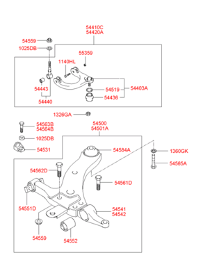 ����������� ��������� ������� ������ (Hyundai-KIA) 5455238000