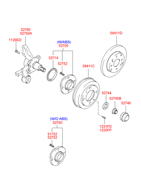    (Hyundai-KIA) 5841138310