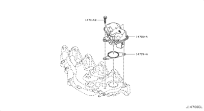  egr (NISSAN) 1495600Q1E