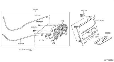 Фонарь подсветки номерного знака (NISSAN) 26510JD00A Фонарь подсветки номерного знака (NISSAN) 26510JD00A