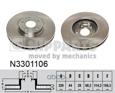     d=320 (Nipparts) N3301106