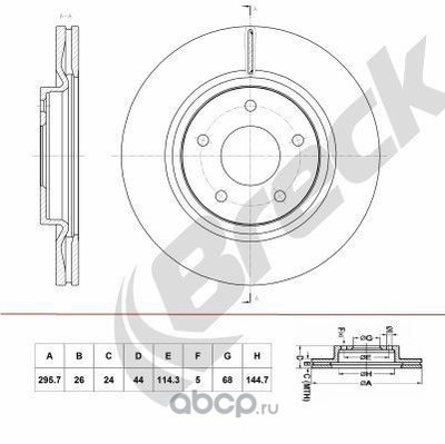   (BRECK) BR398VA100