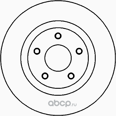 Тормозной диск (DATSUN) 402061KC1A Тормозной диск (DATSUN) 402061KC1A