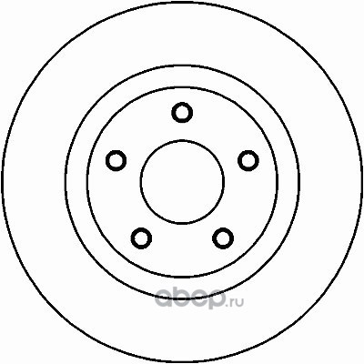 Тормозной диск (DATSUN) 40206JD00A Тормозной диск (DATSUN) 40206JD00A
