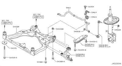 Гайка металлическая (NISSAN) 54588ED00A Гайка металлическая (NISSAN) 54588ED00A