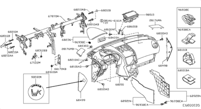    (NISSAN) 658224M700