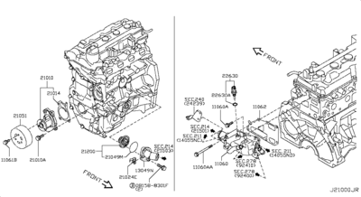   (NISSAN) 21010ED00A