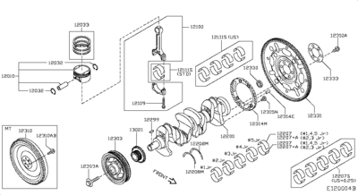   (NISSAN) 121501KC1B