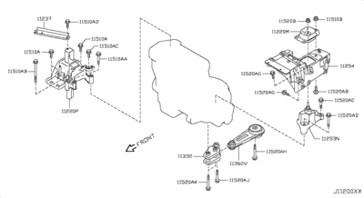   (NISSAN) 11210JG01B