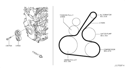  ,   (NISSAN) 11955JD20A