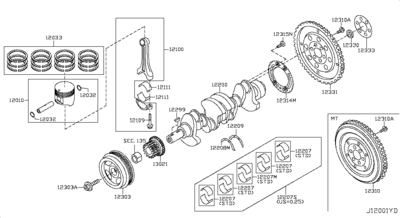   (NISSAN) 12111JA01A