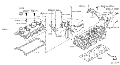  (NISSAN) 13507JA00A