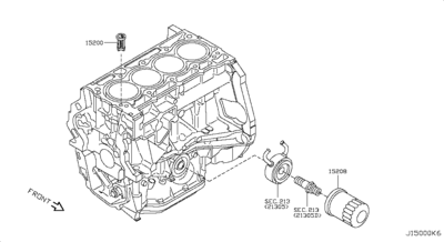   (NISSAN) 15200EN20A