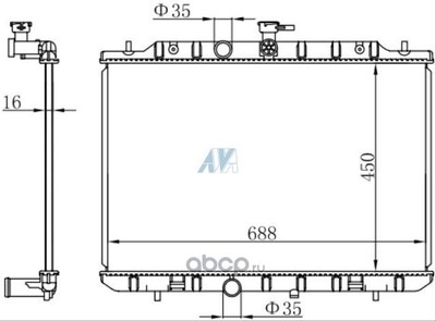  680*450*16 (AVVAUTO) 27512292BVS