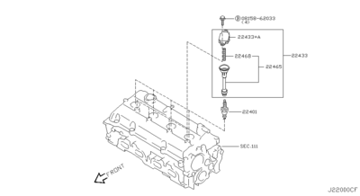   (NISSAN) 224488H314