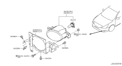   (NISSAN) 265808H90A