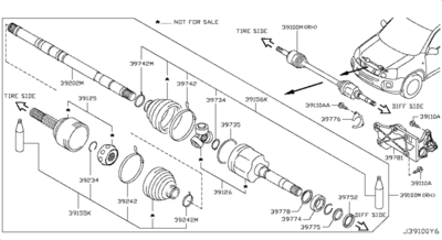 Деталь (NISSAN) 39778JA00A Деталь (NISSAN) 39778JA00A