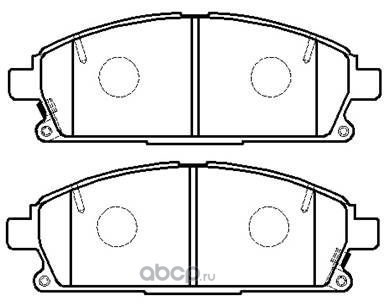 Колодки тормозные (HSB) HP5079 Колодки тормозные (HSB) HP5079