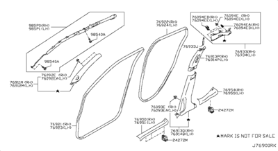   (NISSAN) 769883DN0A