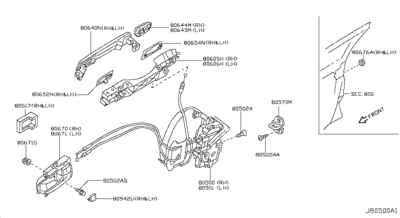  (NISSAN) 806719Y000