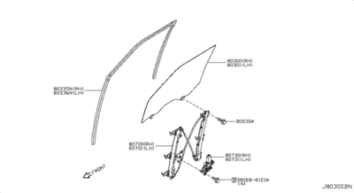 ������ ����������� (NISSAN) 82850JG00C