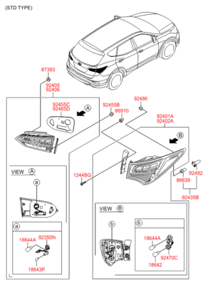 Суппорт задний левый (Hyundai-KIA) 924022W600 Суппорт задний левый (Hyundai-KIA) 924022W600