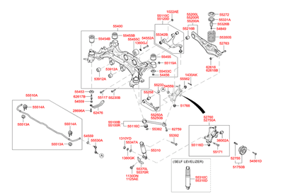 Поперечный рычаг подвески (Hyundai-KIA) 552103J100 Поперечный рычаг подвески (Hyundai-KIA) 552103J100
