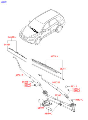   ,  (Hyundai-KIA) 981602B000