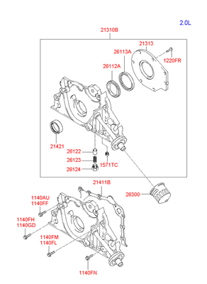   (Hyundai-KIA) 2631027001