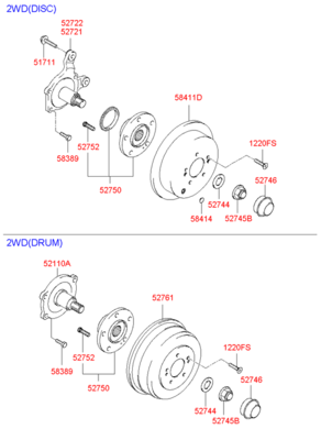     (Hyundai-KIA) 527103A001