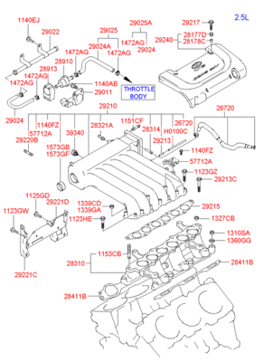 Клапан рециркуляции выхлопных газов (Hyundai-KIA) 3946038750 Клапан рециркуляции выхлопных газов (Hyundai-KIA) 3946038750