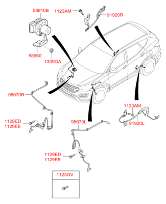 ������ ��� (���������� �������� ������) (Hyundai-KIA) 956702W000