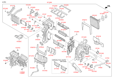 Вентилятор отопителя салона центробежный, 36вт (Hyundai-KIA) 971131U000 Вентилятор отопителя салона центробежный, 36вт (Hyundai-KIA) 971131U000